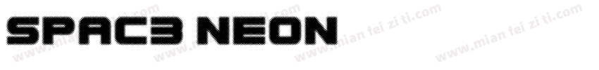 spac3 neon字体转换